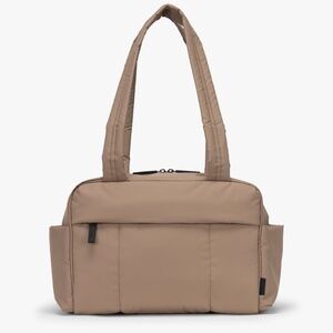 Calpak Chocolate Mini Luka Duffel Travel Weekender Bag